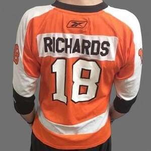 Philadelphia Flyers Mike Richards #18 Reebok Hockey Jersey Youth L/XL